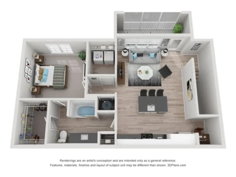 A 3 floor plan